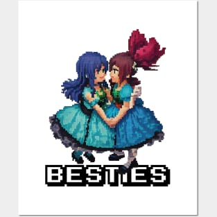 Pixle Besties Posters and Art